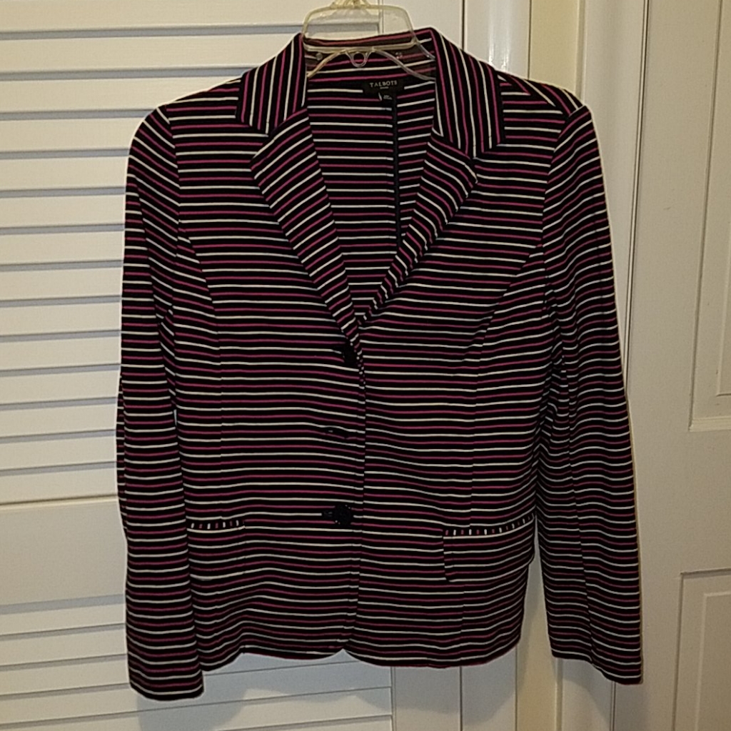Talbots Multicolor Blazer.